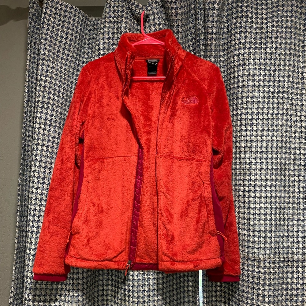 The north face zip up jacket